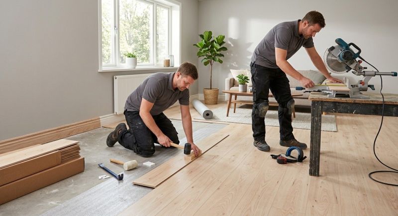 Laminate Floor Installation in Beaver Falls, PA