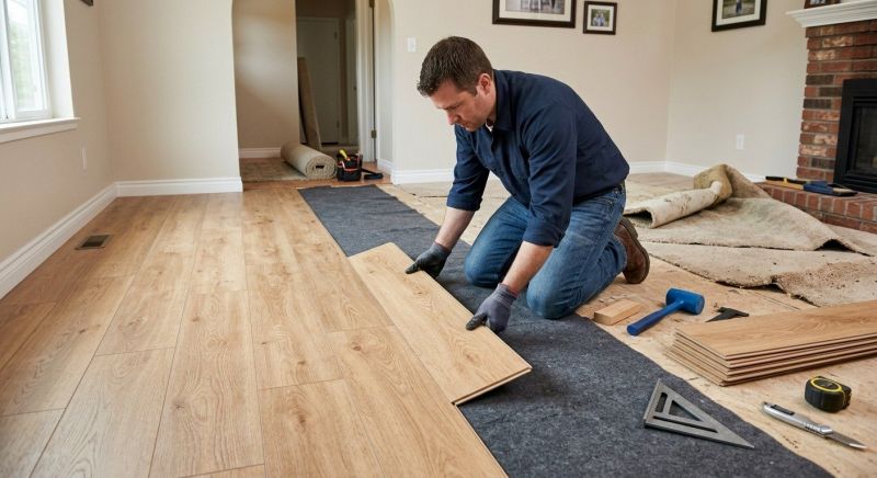 Laminate Floor Remodeling in Beaver County, PA