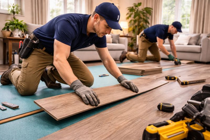 Laminate Floor Replacement in Colliers, WV