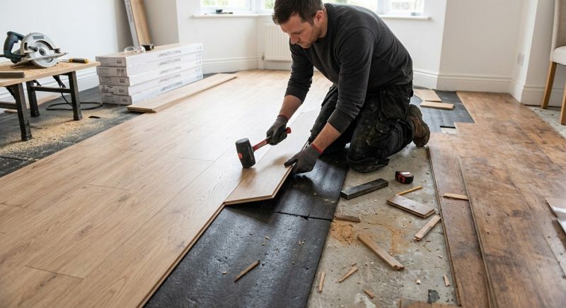Laminate Floor Replacement in Colliers, WV