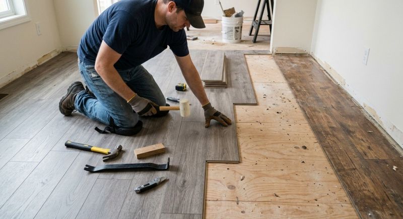 Laminate Floor Replacement in Evans City, PA