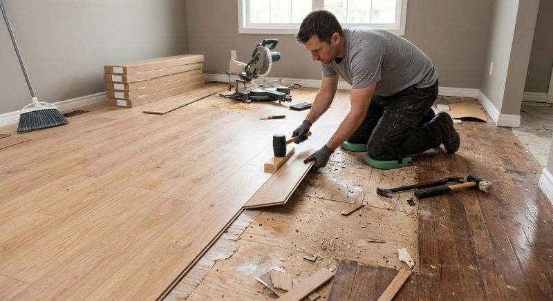 Laminate Floor Replacement in Mars, PA