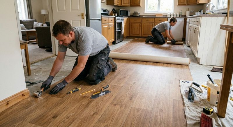 Linoleum Floor Installation in Beaver County, PA