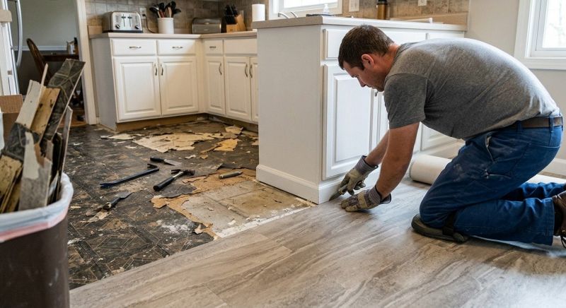 Linoleum Floor Installation in Mc Donald, PA