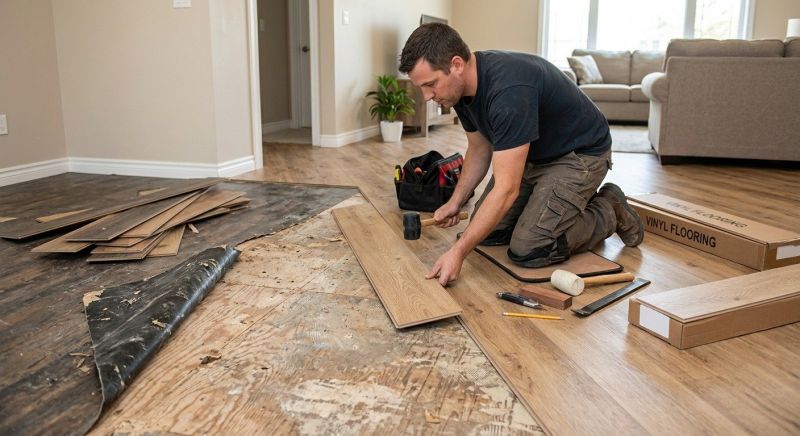 Vinyl Flooring Installation in Cranberry Twp, PA